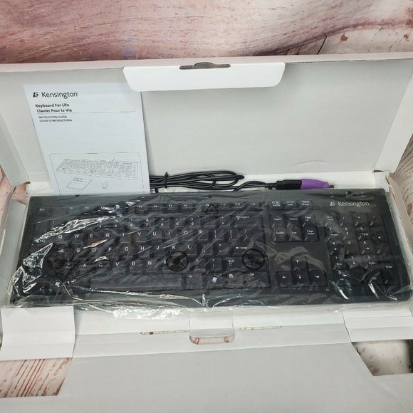 Kensington Black Spill Proof Built To Last Standard Keyboard For Life USB/PS2 - Picture 9 of 12